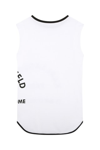 Robe sans manches - Blanc - Karl Lagerfeld