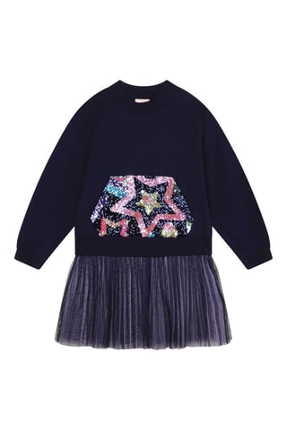 Robe trompe-l’œil - Bleu nuit - Billieblush