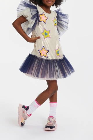 Robe - Ecru et noir - Billieblush