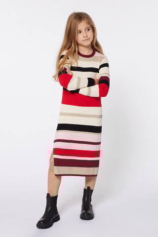 Robe - Blanc et rouge - Sonia Rykiel