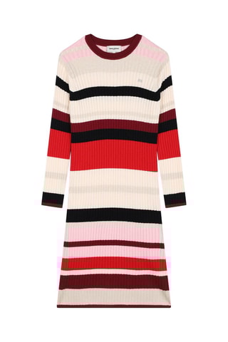 Robe - Blanc et rouge - Sonia Rykiel
