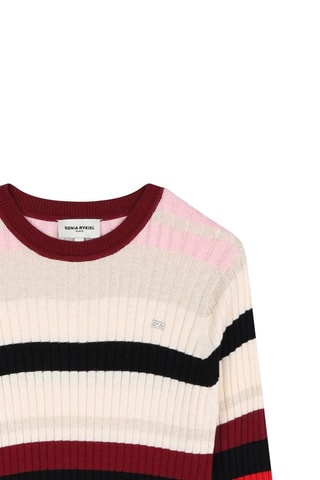 Robe - Blanc et rouge - Sonia Rykiel