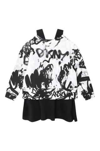 Robe 2-en-1 - Noir et blanc - DKNY