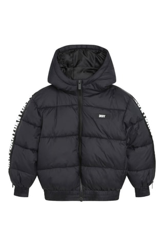 Doudoune à capuche - Noir - DKNY