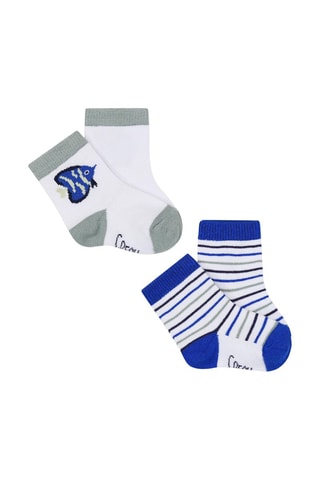 2 paires de chaussettes Blanc - Carrément beau