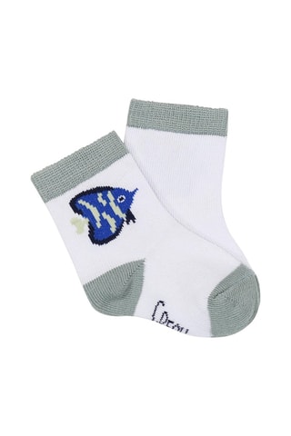 2 paires de chaussettes Blanc - Carrément beau