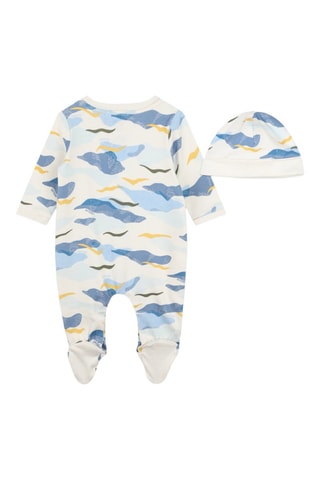 Pyjama et bonnet en coton biologique - Ivoire - Timberland