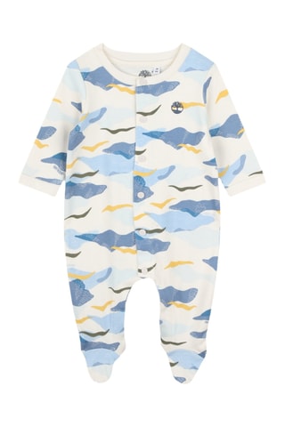 Pyjama et bonnet en coton biologique - Ivoire - Timberland