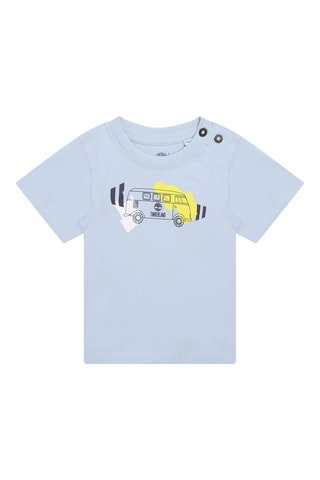 T-shirt en coton biologique - Bleu clair - Timberland