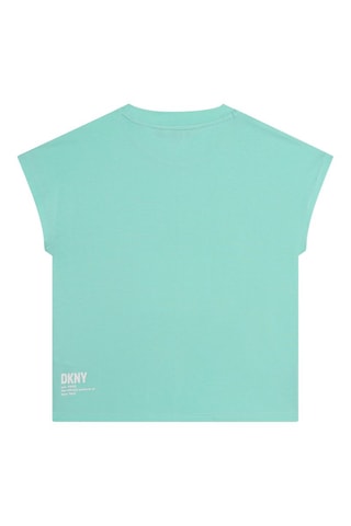 T-shirt en coton biologique - Vert - DKNY