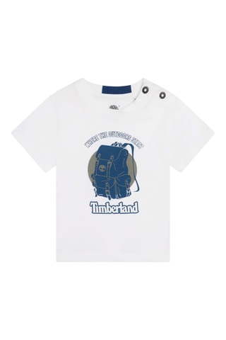 T-shirt en coton biologique - Blanc  - Timberland