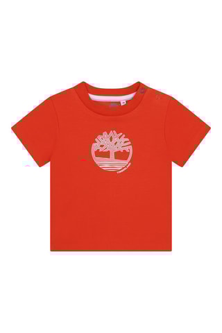 T-shirt en coton biologique - Orange - Timberland