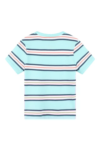 T-shirt en coton biologique - Bleu - Timberland