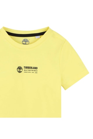 T-shirt en coton biologique - Jaune - Timberland