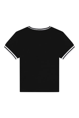 T-shirt en coton biologique - Noir - DKNY