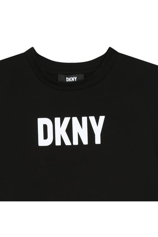 T-shirt en coton biologique - Noir - DKNY