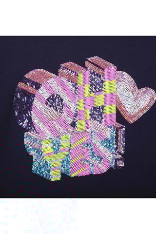 T-shirt - Bleu marine - Billieblush