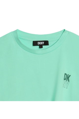 T-shirt en coton biologique - Menthe - DKNY