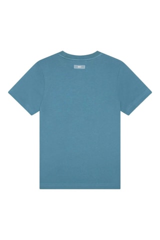 T-shirt en coton biologique - Bleu - DKNY