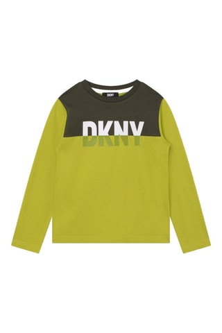 T-shirt en coton biologique - Vert - DKNY