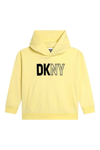 Sweat à capuche - Jaune - DKNY