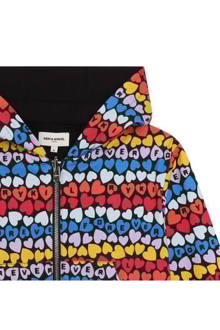 Sweat à capuche - Noir - Sonia Rykiel