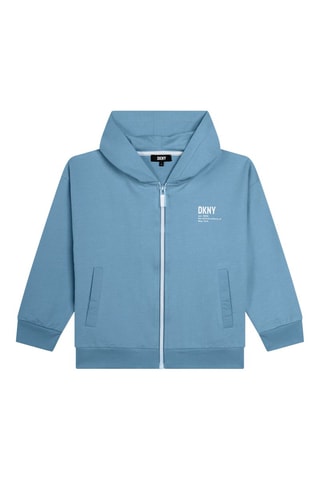 Sweat à capuche - Bleu - DKNY