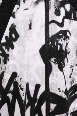 Sweat à capuche - Noir et blanc - DKNY