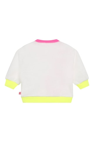 Sweat polaire - Ecru - Billieblush