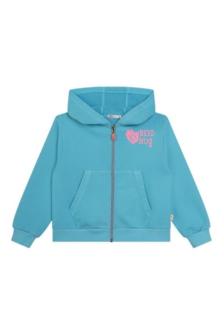 Sweat à capuche - Bleu - Billieblush