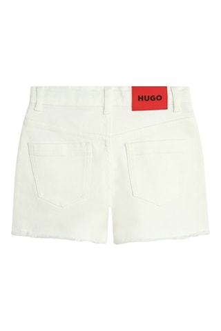 Short en jean - Blanc - Hugo