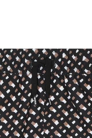 Short de bain - Noir et marron - Boss