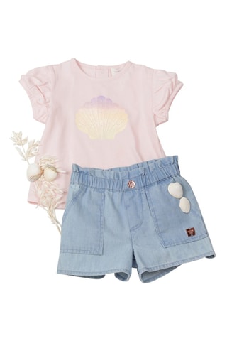 Short en jean - Bleu - Billieblush
