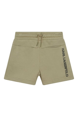 Bermuda en coton biologique - Kaki - Karl Lagerfeld