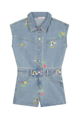 Combinaison en jean - Bleu - Billieblush