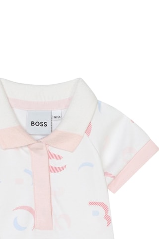 Combishort - Blanc et rose - Boss
