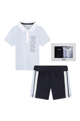 Polo et short - Bleu - Boss