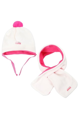 Bonnet et écharpe - Ecru - Billieblush