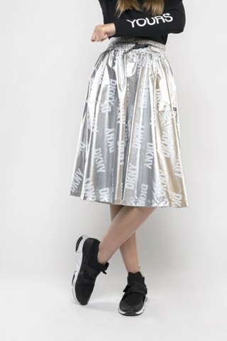 Jupe midi - Argenté - DKNY