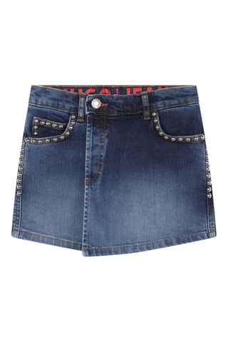 Jupe-short en jean - Bleu marine - Hugo