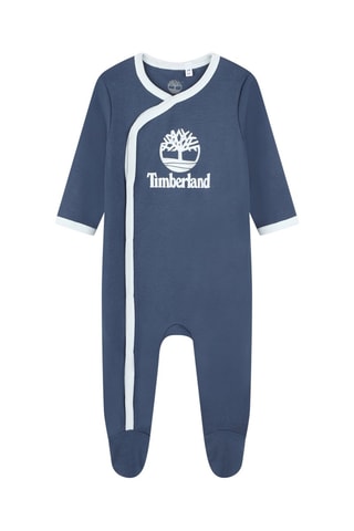 Grenouillère en coton biologique - Bleu marine - Timberland