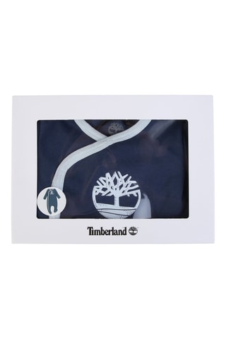 Grenouillère en coton biologique - Bleu marine - Timberland