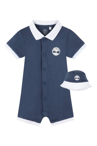 Bob et combinaison en coton biologique - Bleu marne - Timberland