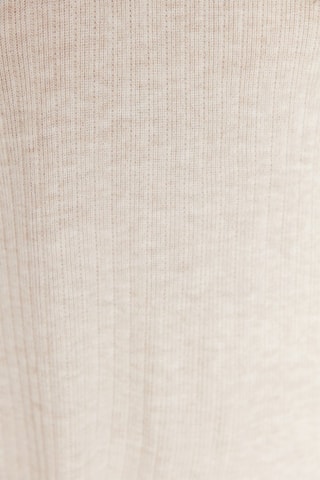 Maglia e pantaloni wide legs - Beige