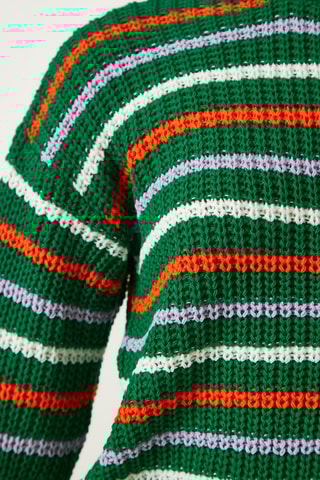 Maglia - Verde e rosso