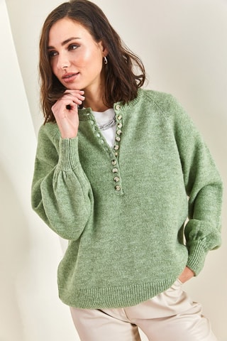 Maglia regular - Verde acqua