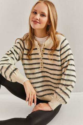 Maglia regular - Nero e bianco