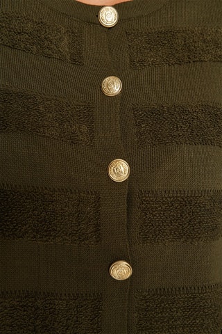 Cardigan a righe - Kaki