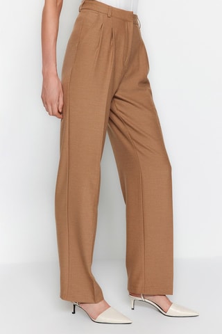 Pantaloni straight - Marrone