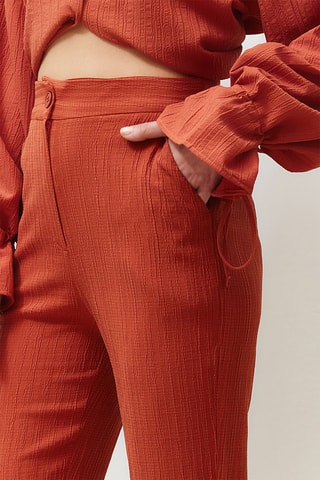 Pantaloni flare - Rosso